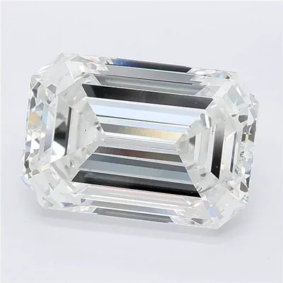 5.02ct E VS2 Rare Carat Ideal Cut Emerald Lab Grown Diamond