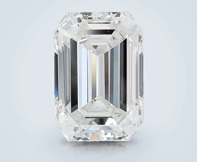 5.02ct E VS2 Rare Carat Ideal Cut Emerald Lab Grown Diamond