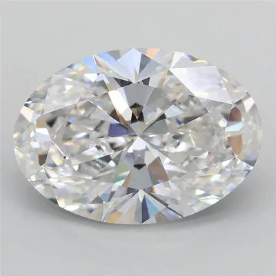 3.59ct D VS1 Rare Carat Ideal Cut Oval Lab Grown Diamond