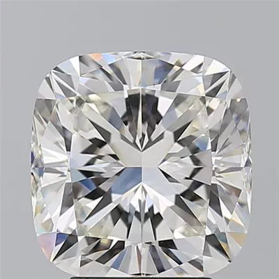 4.18ct H VS2 Rare Carat Ideal Cut Cushion Diamond