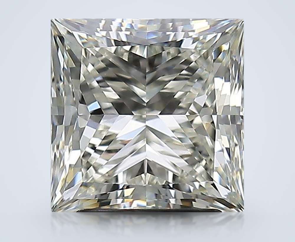 3.01ct K VS1 Rare Carat Ideal Cut Princess Diamond