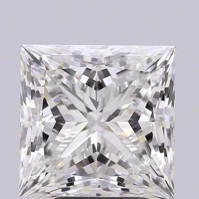 5.04ct G VS1 Rare Carat Ideal Cut Princess Lab Grown Diamond