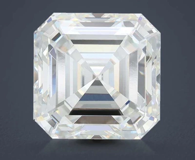 3.57ct G VVS2 Rare Carat Ideal Cut Asscher Lab Grown Diamond