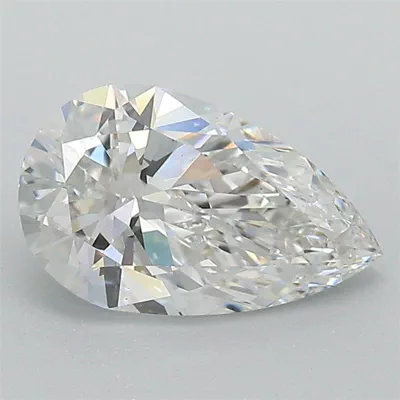 1.72ct F VS1 Rare Carat Ideal Cut Pear Lab Grown Diamond