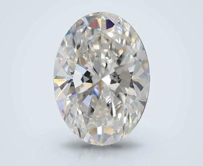 3.57ct E VS1 Rare Carat Ideal Cut Oval Lab Grown Diamond