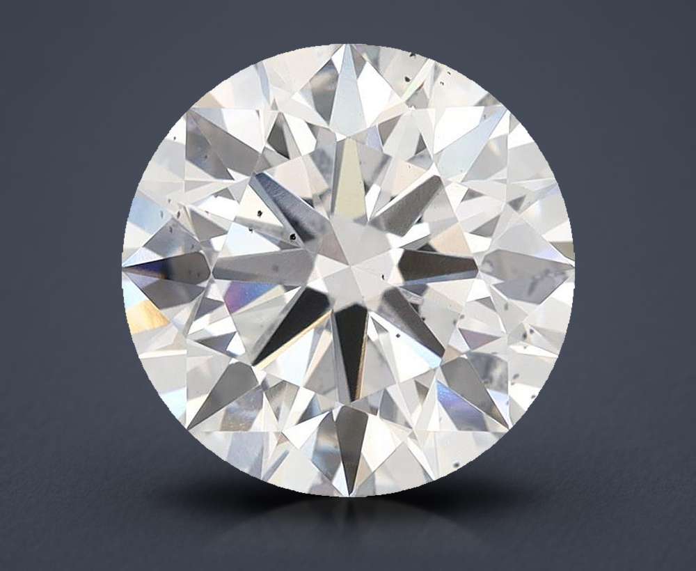 4.02ct F SI1 Rare Carat Ideal Cut Round Lab Grown Diamond