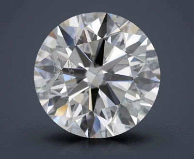 3.02ct E SI2 Rare Carat Ideal Cut Round Lab Grown Diamond
