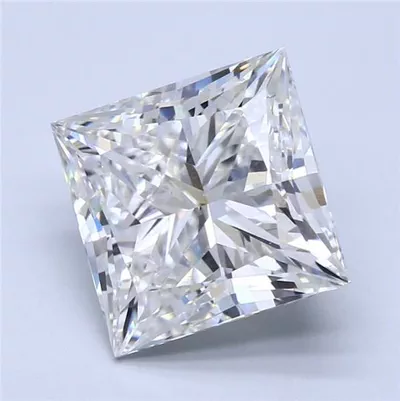 6.48ct G VS1 Rare Carat Ideal Cut Princess Lab Grown Diamond