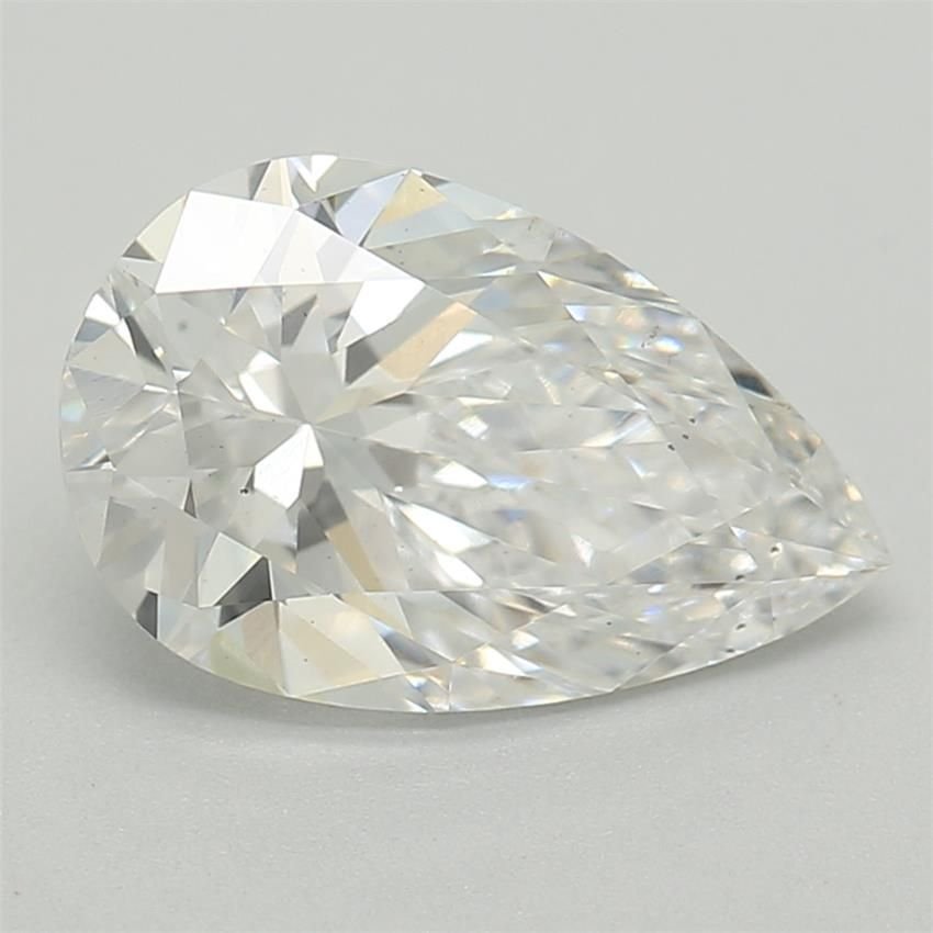 1.10ct D VS2 Rare Carat Ideal Cut Pear Lab Grown Diamond