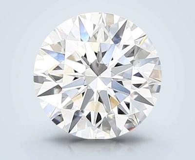 2.04ct D SI1 Rare Carat Ideal Cut Round Lab Grown Diamond