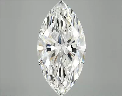 7.04ct F VVS2 Rare Carat Ideal Cut Marquise Lab Grown Diamond
