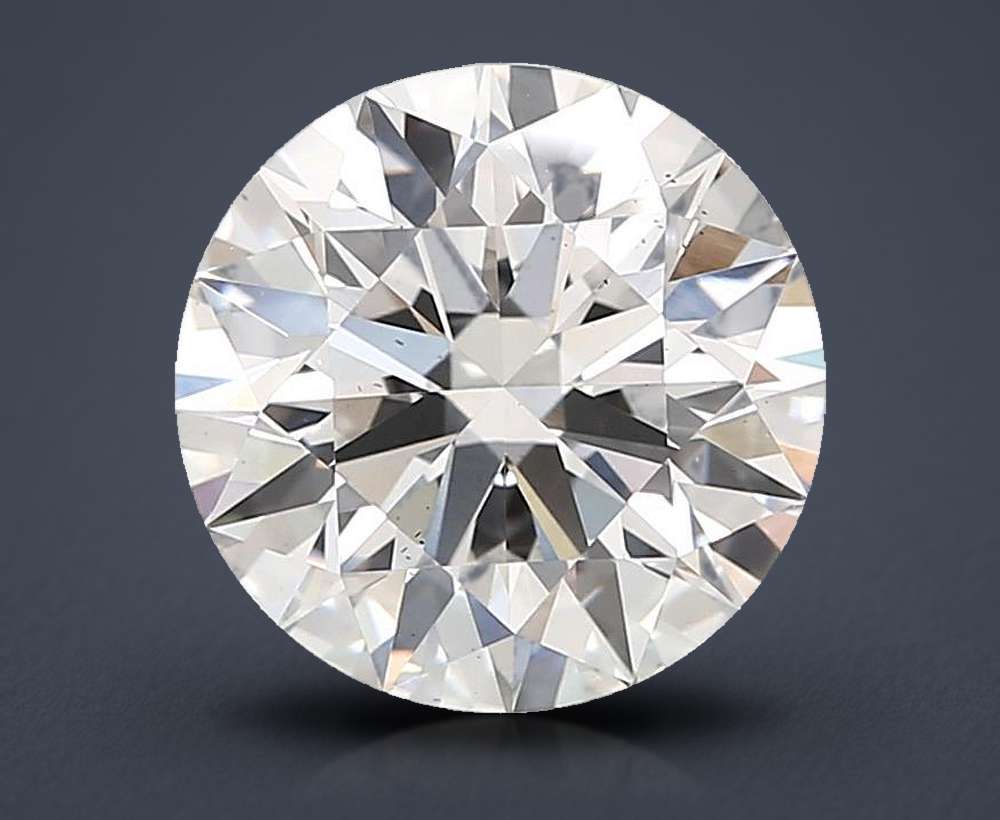 3.25ct F VS2 Rare Carat Ideal Cut Round Lab Grown Diamond