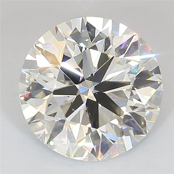 3.01ct J VS2 Rare Carat Ideal Cut Round Lab Grown Diamond