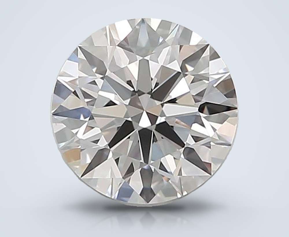 1.52ct D VVS2 Rare Carat Ideal Cut Round Lab Grown Diamond