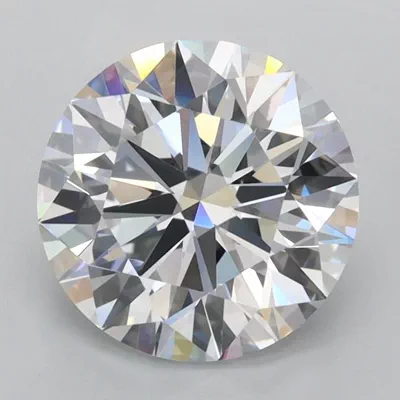 2.50ct D FL Rare Carat Ideal Cut Round Lab Grown Diamond