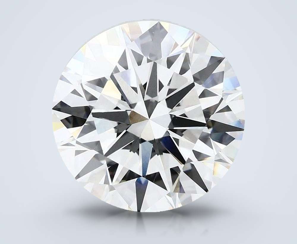 7.05ct H VVS2 Rare Carat Ideal Cut Round Lab Grown Diamond