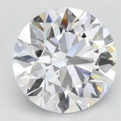 3.01ct D IF Rare Carat Ideal Cut Round Lab Grown Diamond