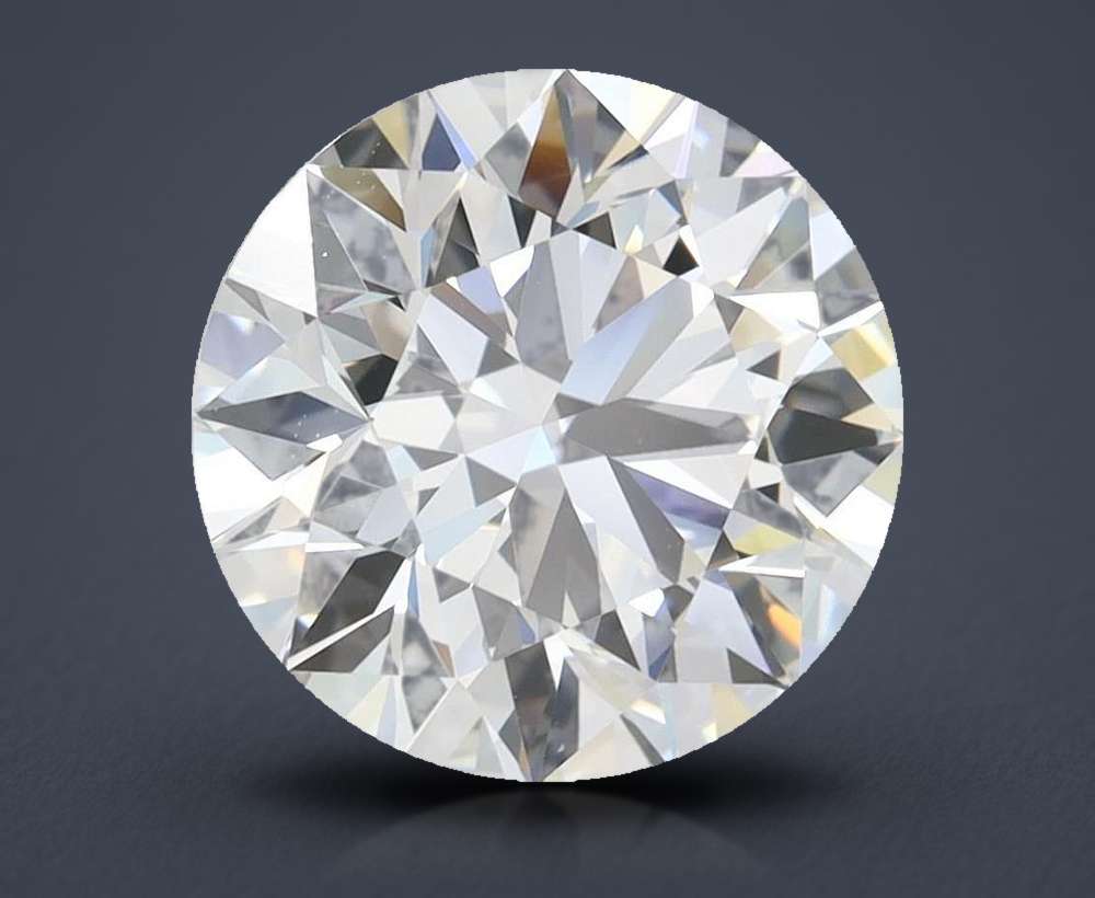 3.01ct D IF Rare Carat Ideal Cut Round Lab Grown Diamond