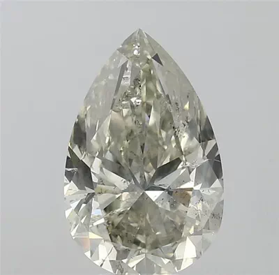 4.51ct J SI2 Rare Carat Ideal Cut Pear Diamond