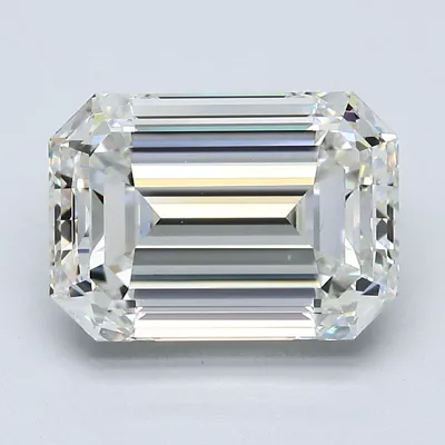 5.03ct I VS1 Rare Carat Ideal Cut Emerald Diamond