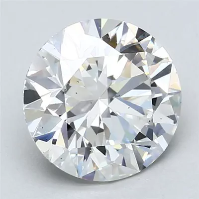 5.01ct F SI1 Rare Carat Ideal Cut Round Lab Grown Diamond