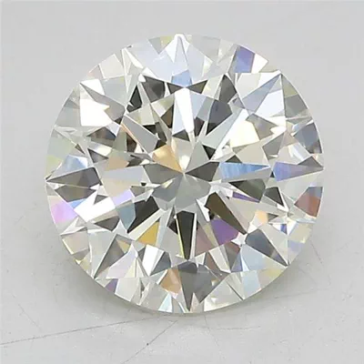 2.17ct J VVS2 Excellent Cut Round Lab Grown Diamond