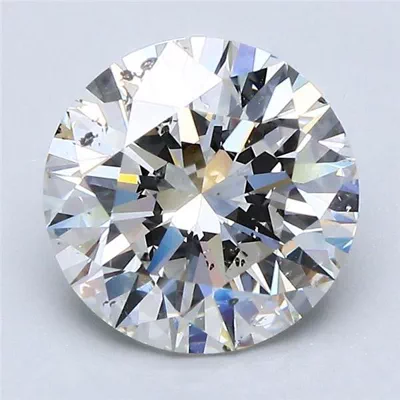 2.70ct H SI2 Rare Carat Ideal Cut Round Diamond
