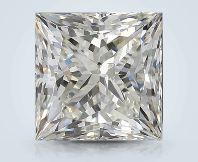 3.02ct I SI2 Rare Carat Ideal Cut Princess Diamond