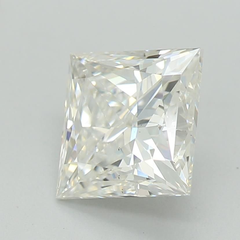 1.08ct F VS2 Rare Carat Ideal Cut Princess Lab Grown Diamond