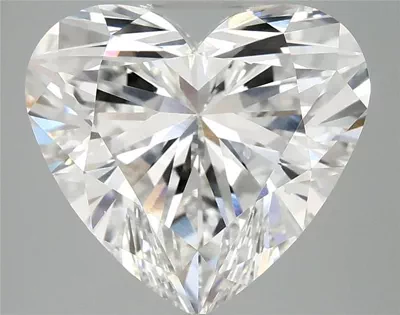 5.01ct E SI1 Rare Carat Ideal Cut Heart Lab Grown Diamond