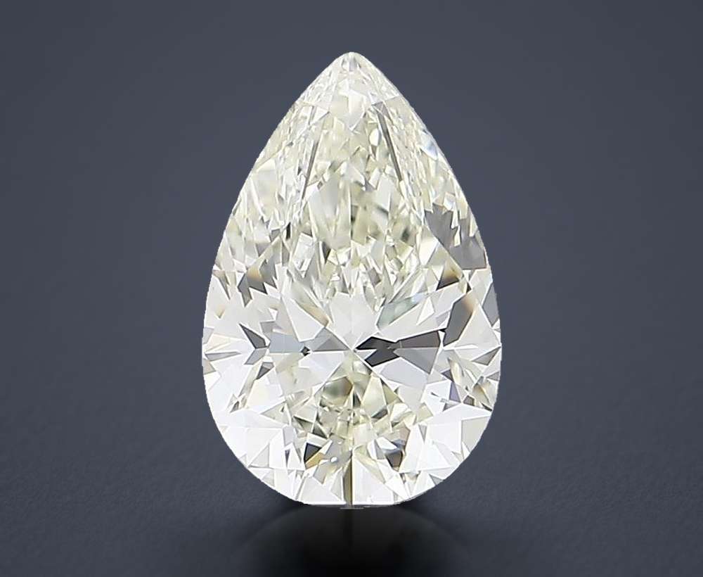 1.71ct K VVS2 Rare Carat Ideal Cut Pear Diamond