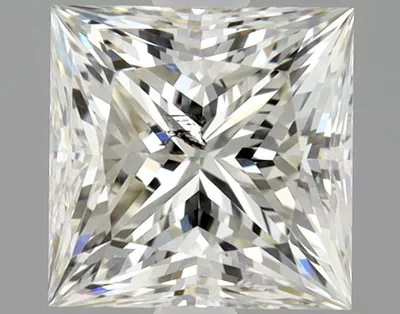 1.08ct K SI2 Rare Carat Ideal Cut Princess Diamond