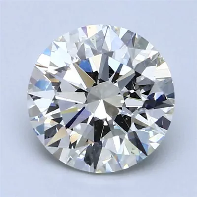 2.49ct J SI2 Rare Carat Ideal Cut Round Diamond