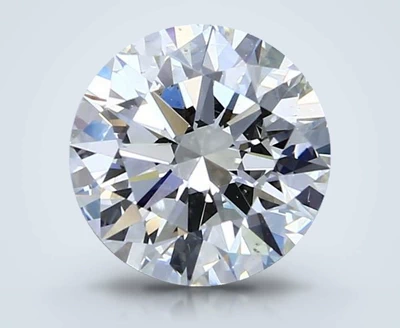 2.49ct J SI2 Rare Carat Ideal Cut Round Diamond