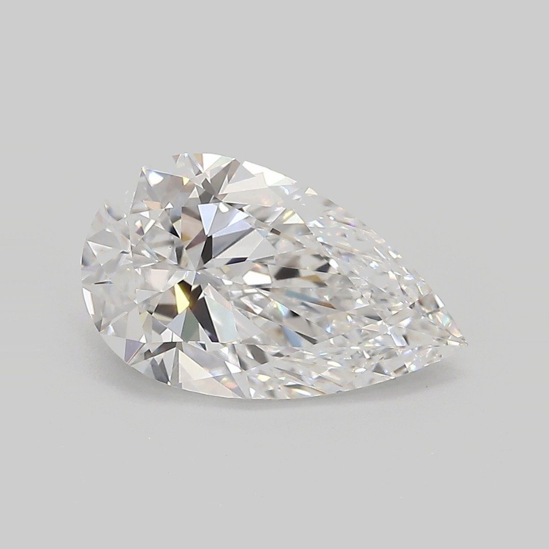 2.60ct D VS1 Rare Carat Ideal Cut Pear Lab Grown Diamond