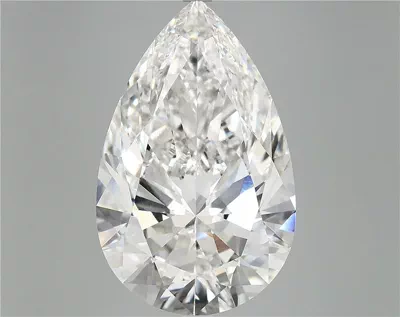 11.13ct E VS1 Rare Carat Ideal Cut Pear Lab Grown Diamond