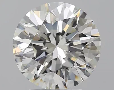 3.51ct I SI1 Rare Carat Ideal Cut Round Diamond