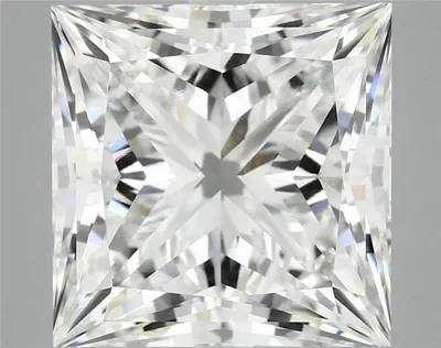 8.00ct F VVS2 Rare Carat Ideal Cut Princess Lab Grown Diamond