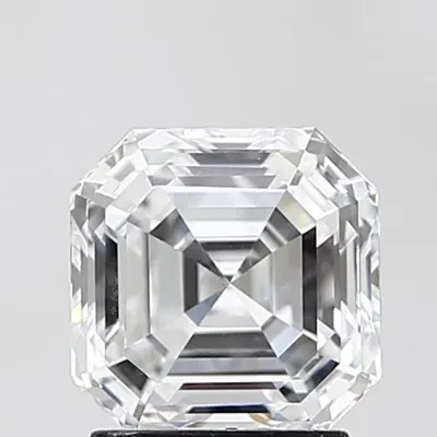2.04ct E VVS2 Rare Carat Ideal Cut Asscher Lab Grown Diamond