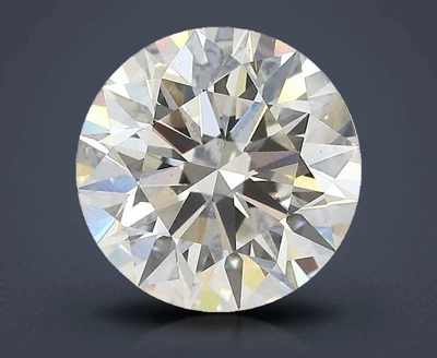 3.01ct G VS2 Rare Carat Ideal Cut Round Lab Grown Diamond
