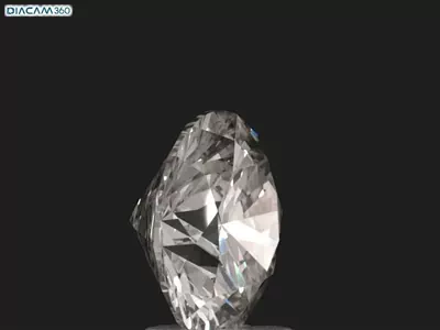 3.13ct K SI1 Rare Carat Ideal Cut Round Diamond