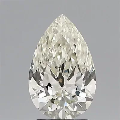 2.03ct K VS2 Rare Carat Ideal Cut Pear Diamond