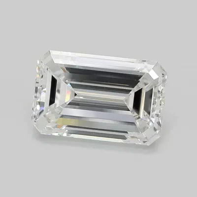 5.72ct F VS1 Very Good Cut Emerald Lab Grown Diamond