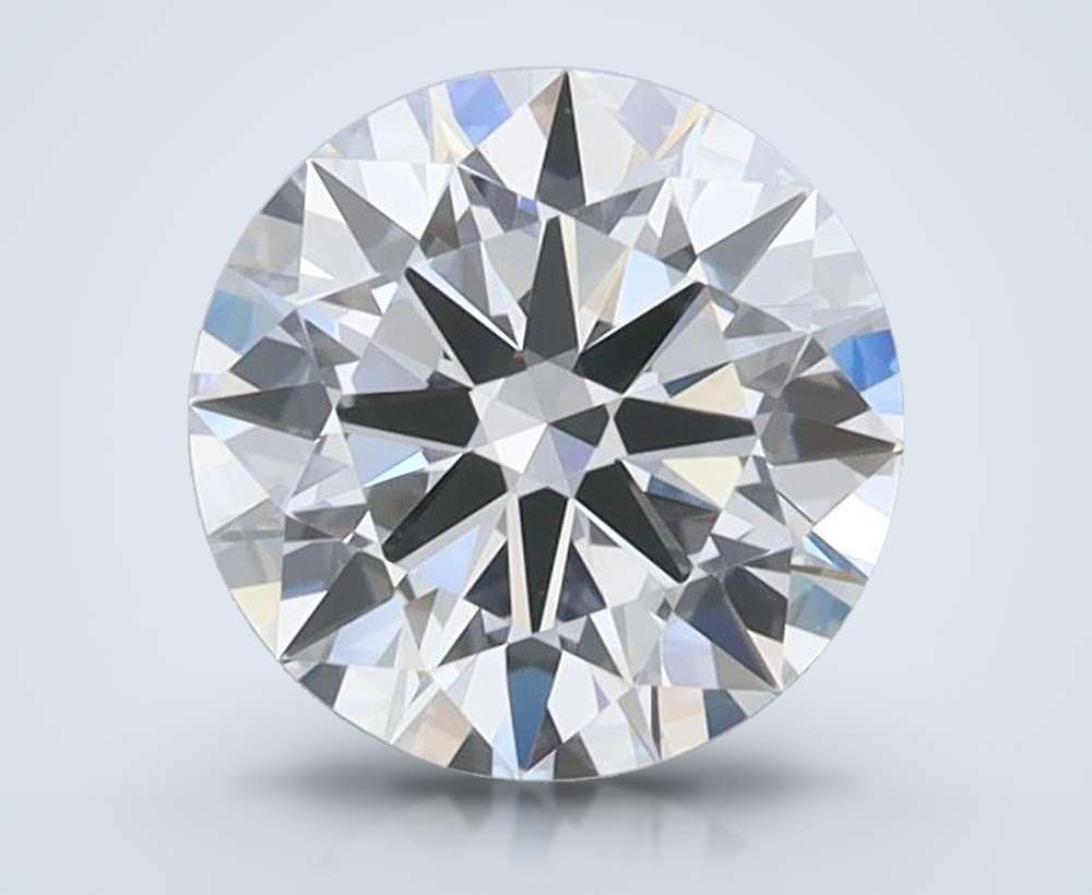1.39ct D FL Rare Carat Ideal Cut Round Lab Grown Diamond