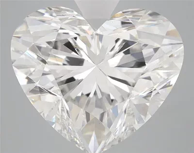 5.08ct E VS2 Rare Carat Ideal Cut Heart Lab Grown Diamond