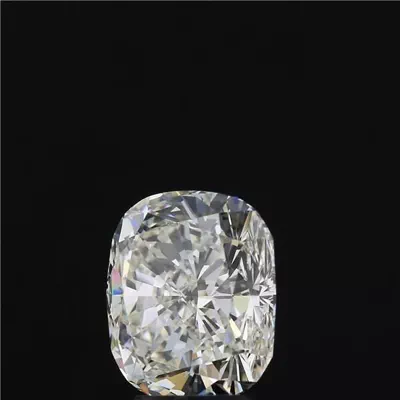 3.02ct K VVS2 Rare Carat Ideal Cut Cushion Diamond