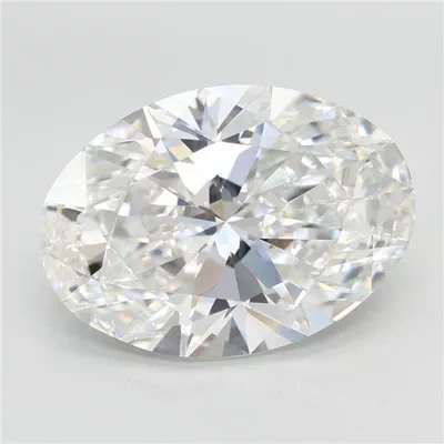 5.59ct F VVS2 Rare Carat Ideal Cut Oval Lab Grown Diamond
