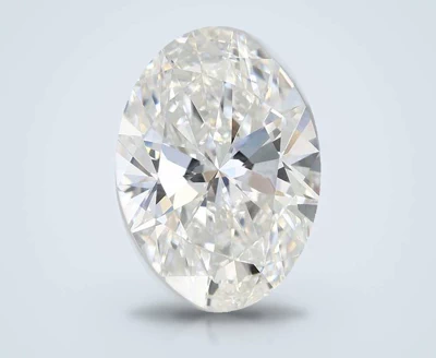 5.59ct F VVS2 Rare Carat Ideal Cut Oval Lab Grown Diamond
