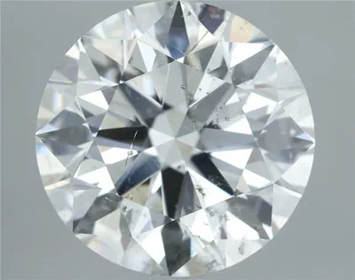 3.80ct J SI2 Rare Carat Ideal Cut Round Diamond