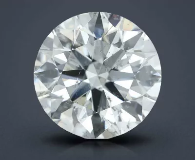 3.80ct J SI2 Rare Carat Ideal Cut Round Diamond